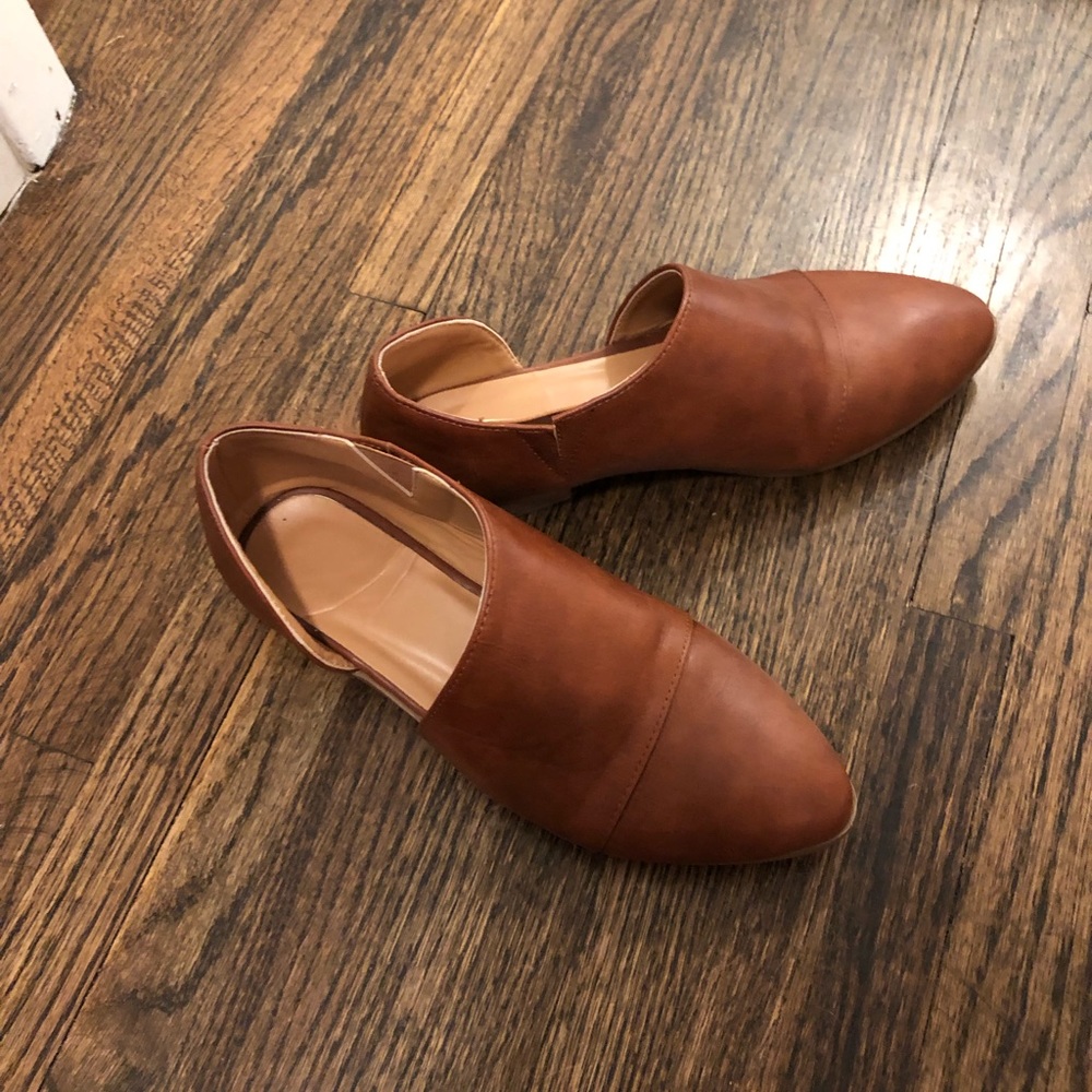 Like new Cognac flats✨